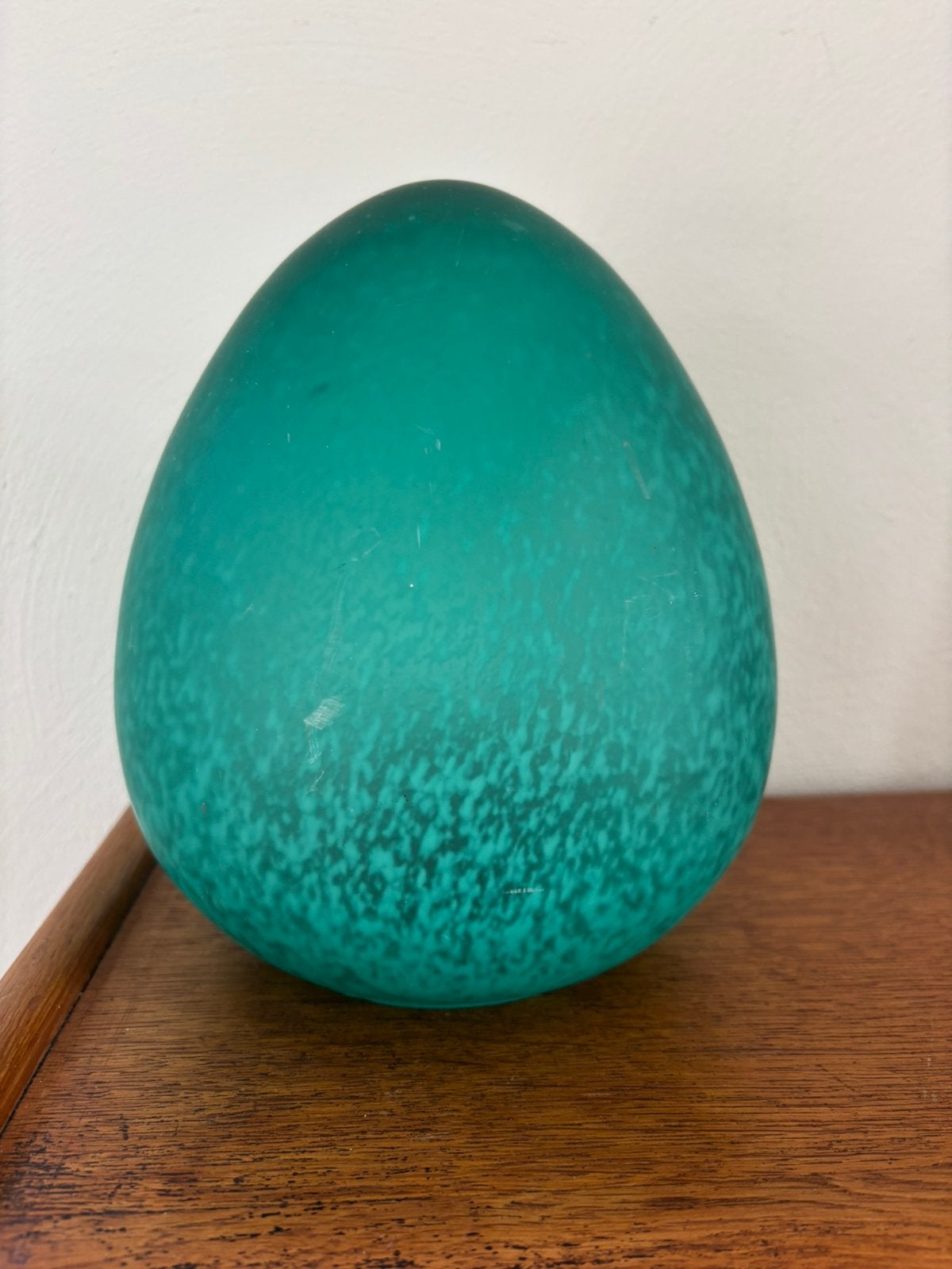 Vintage egg lamp, Huis en Inrichting, Ophalen of Verzenden, Gebruikt, Glas