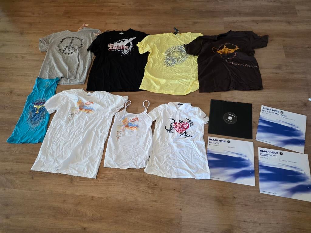 UNIEK black Hole Records CQ Tiesto Pakket - Kleding en Vinyl, Ophalen of Verzenden, Gebruikt