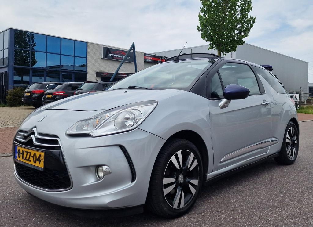 Citroen DS3 Cabrio 1.2 VTi Chic NAVI PSENSOR CRUISE TREKHAAK, Auto's, Euro 5, 1199 cc, Cabriolet, 82 pk