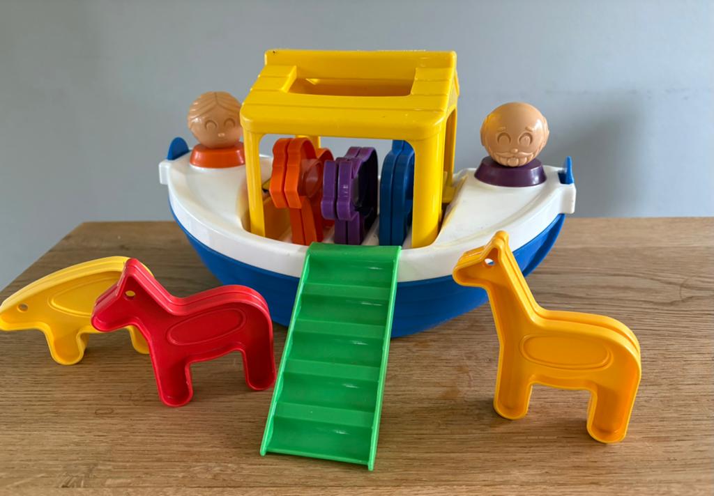 speelgoed- tuppertoys Noah’s Ark - vintage- compleet, Ophalen of Verzenden, Overige typen