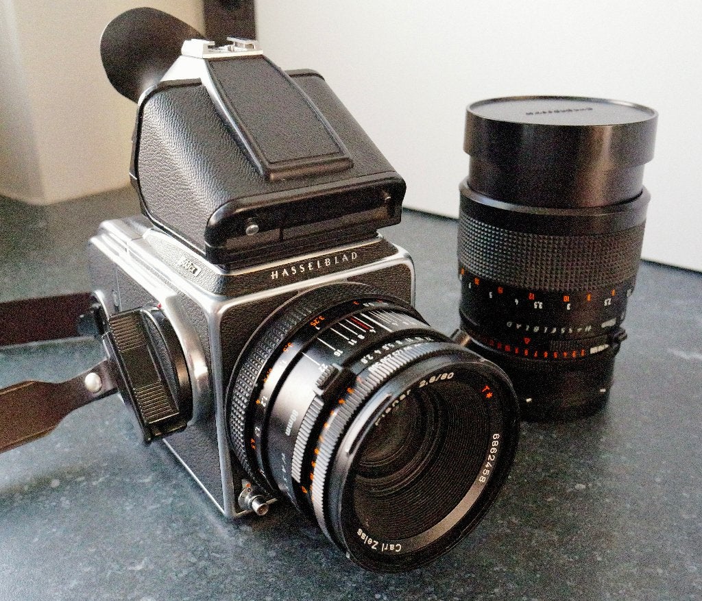 Hasselblad 503 CX incl.prisma, 80 en 150mm near mint!, Ophalen, Zo goed als nieuw, Spiegelreflex, Overige Merken
