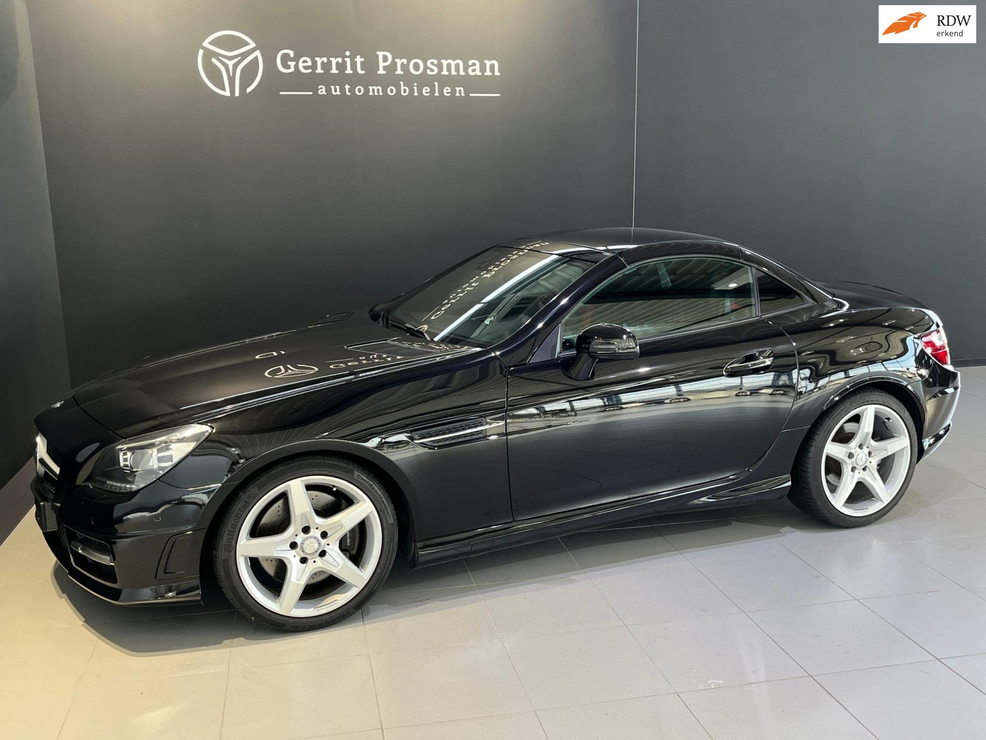 Mercedes-Benz SLK-klasse 350 Prestige Plus AMG Sport Edition, Automaat, Achterwielaandrijving, Zwart, Cabriolet