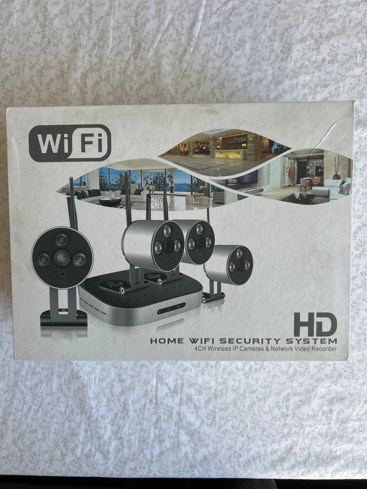 Home WiFi Beveiligingssysteem 4CH HD Draadloze IP Camera's, Ophalen of Verzenden, Nieuw, Buitencamera