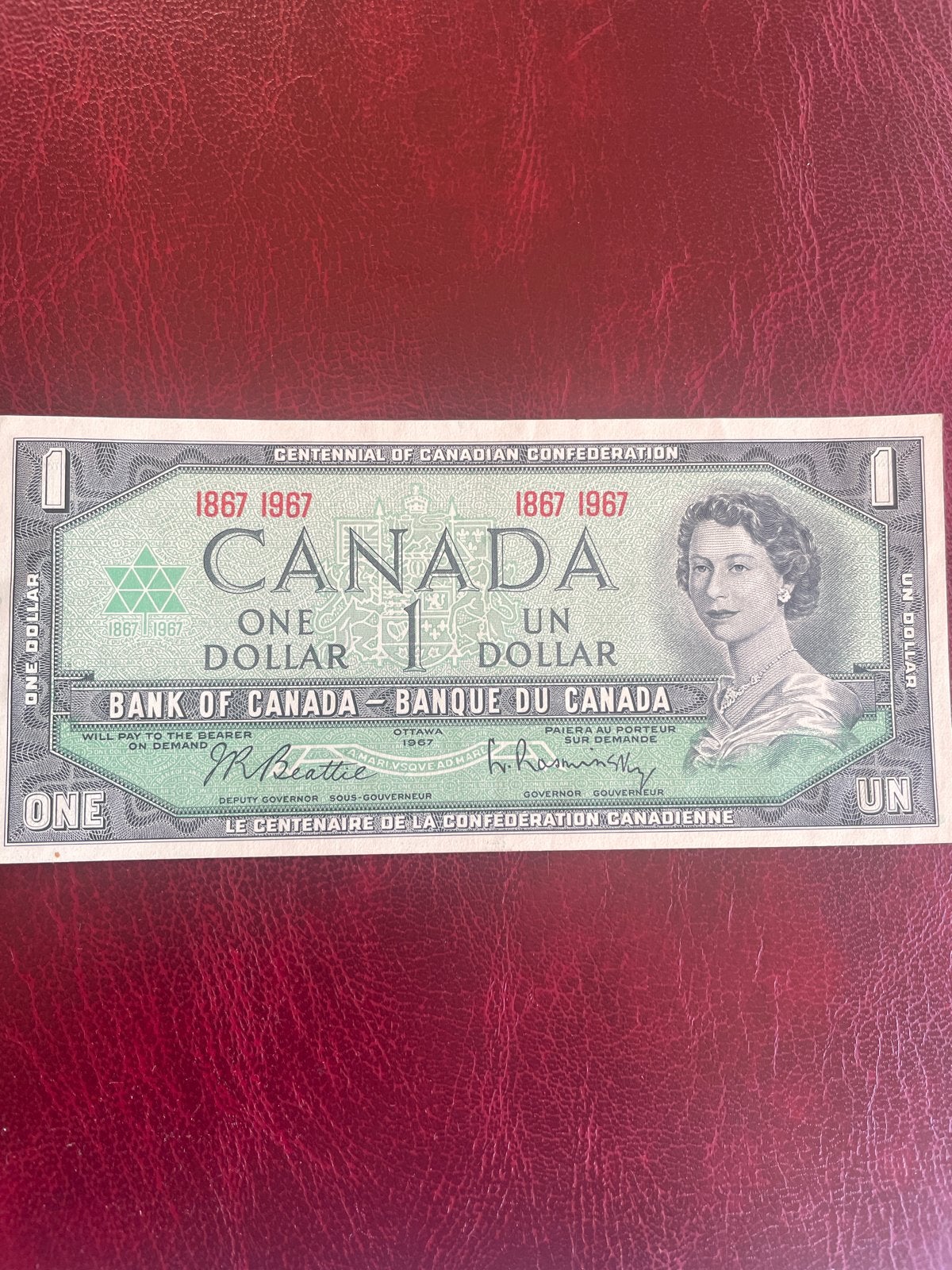 Canada 1 Dollar 1967 - Centennial of Canadian Confederation, Postzegels en Munten, Bankbiljetten | Amerika, Ophalen of Verzenden