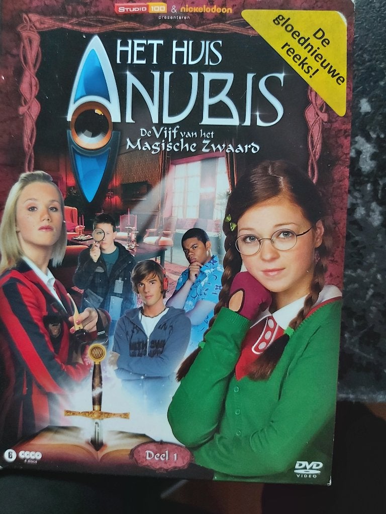 huis van anubis vijf van het magische zwaard, Alle leeftijden, Ophalen of Verzenden, Gebruikt, Drama