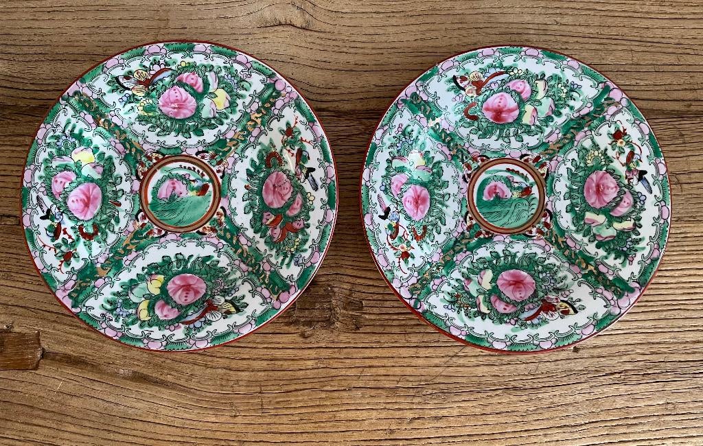 Vintage Chinees bord Macau, Antiek en Kunst, Ophalen of Verzenden