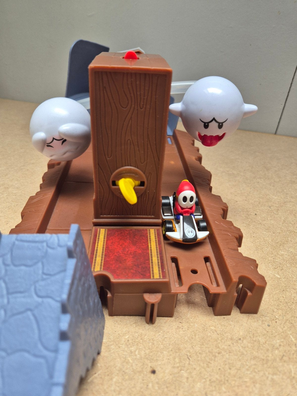 Mario Kart Hot Wheels Boo's Spooky Sprint Trackset, Ophalen, Zo goed als nieuw