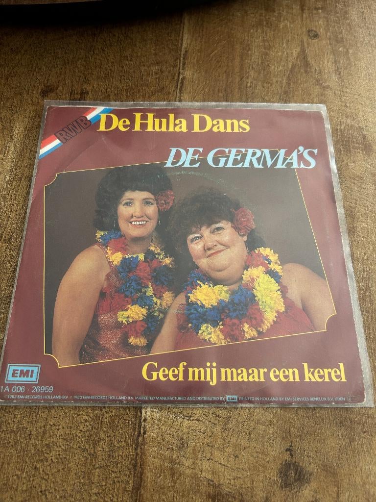 De Germa''s-De Hula Dans., 7 inch, Single, Ophalen of Verzenden, Zo goed als nieuw