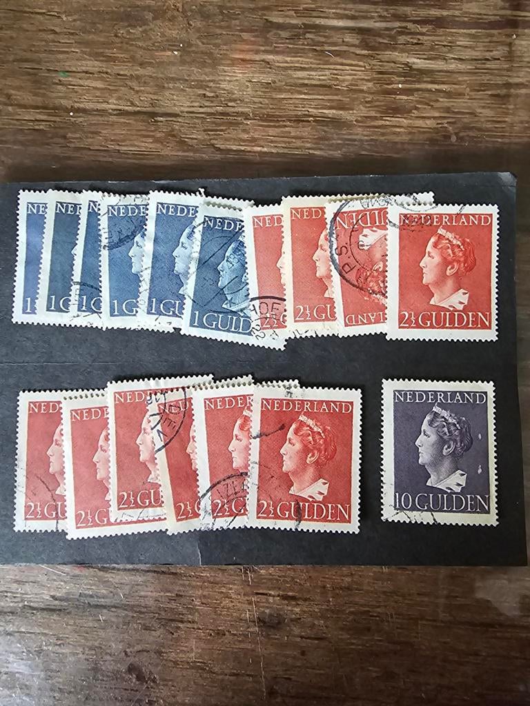 Nederland 1946 Konijnenburg NVPH 346-349 restkavel, Postzegels en Munten, Postzegels | Nederland, Ophalen of Verzenden, Na 1940