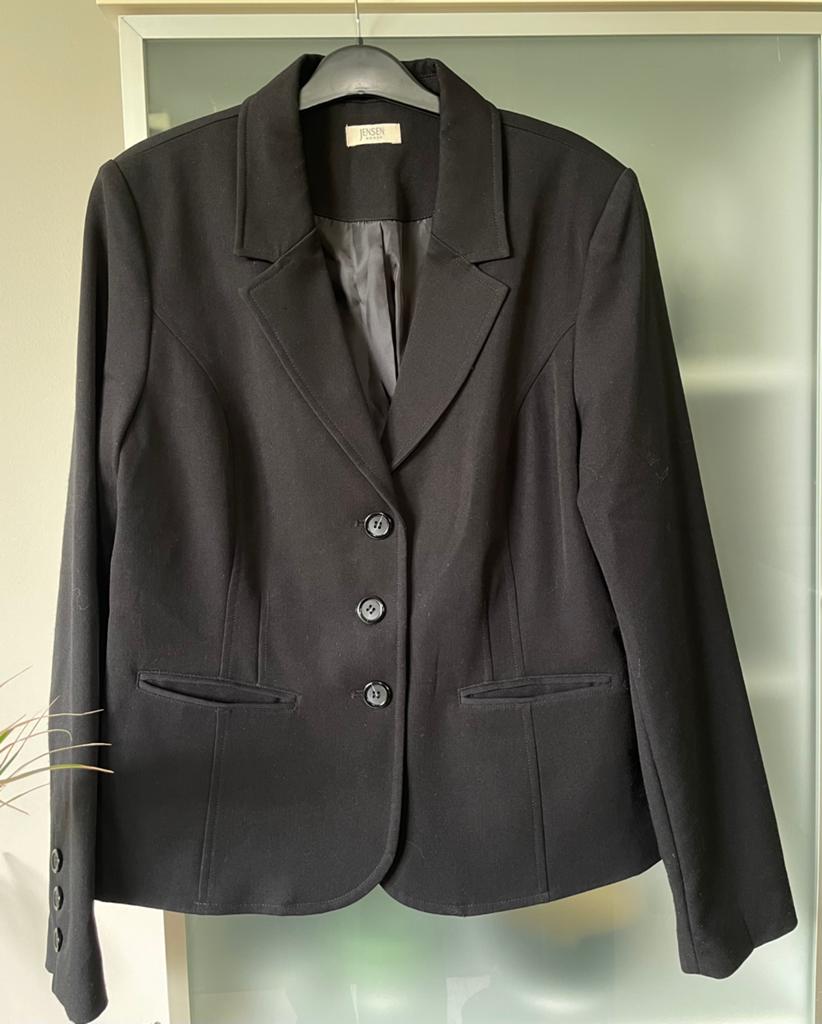 Zwart colbert maat 42, Kleding | Dames, Ophalen of Verzenden, Gedragen, Maat 42/44 (L), Zwart