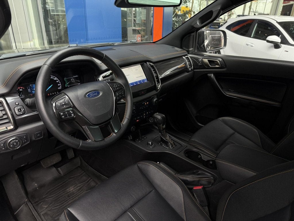 Ford Ranger 2.0 EcoBlue Wildtrak Supercab | Trekhaak | Camer, Auto's, Ford, 12 maanden, Gebruikt, 4 cilinders, Leder en Stof