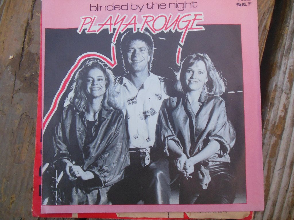 single plata rouge blinded by the night 45rpm jukebox vinyl, Gebruikt, 7 inch, Single, Ophalen of Verzenden