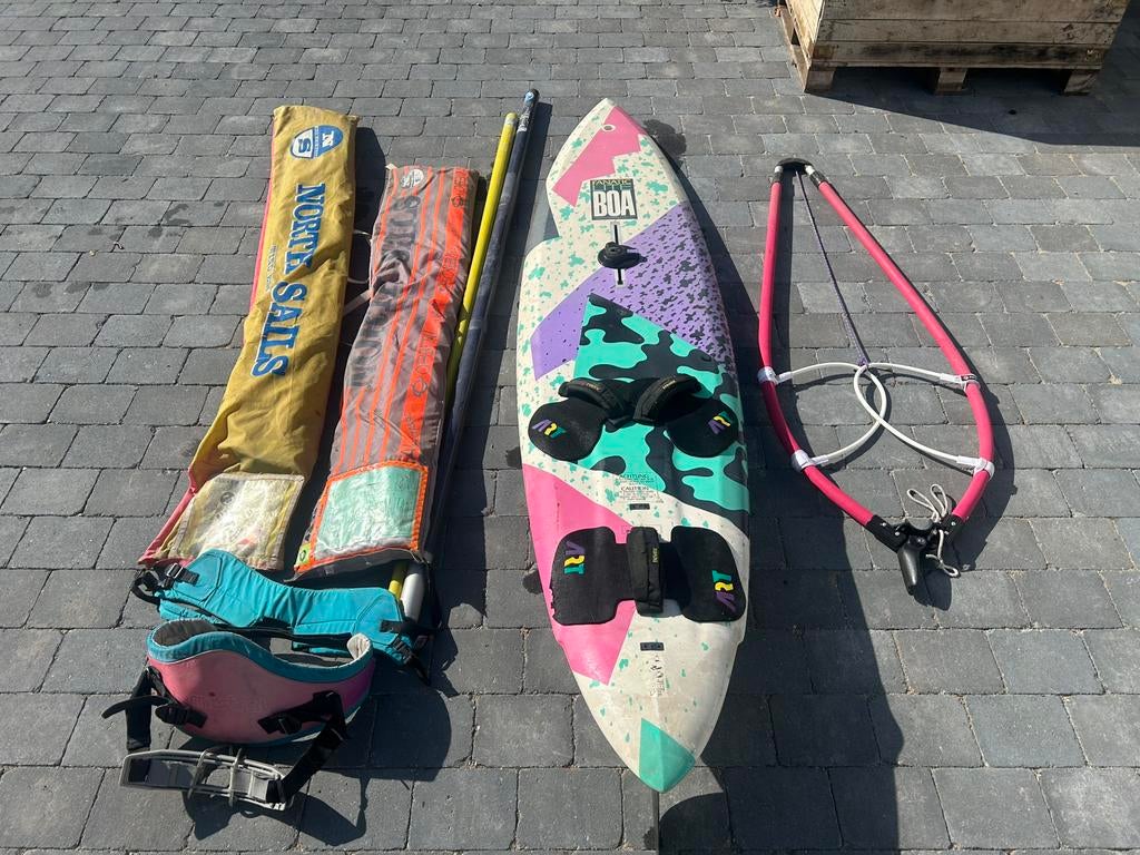Surfset, Watersport en Boten, Windsurfen, Ophalen, 250 tot 300 cm, Gebruikt, Met vin(nen)