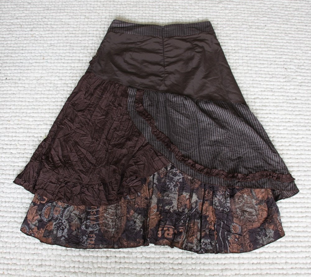Mooie Vintage Rok (M) € 25,-, Maat 38/40 (M), Bruin, Ophalen of Verzenden, Zo goed als nieuw