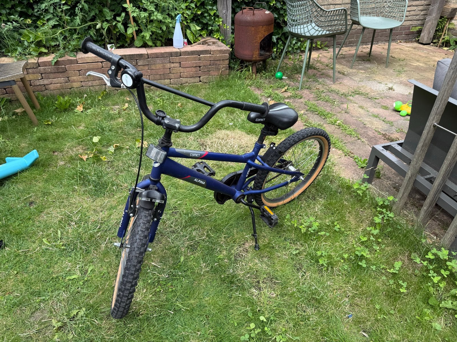 Alpina Comet Kinderfiets - 20 inch, Fietsen en Brommers, Ophalen, Gebruikt, Velgrem, 16 tot 20 inch