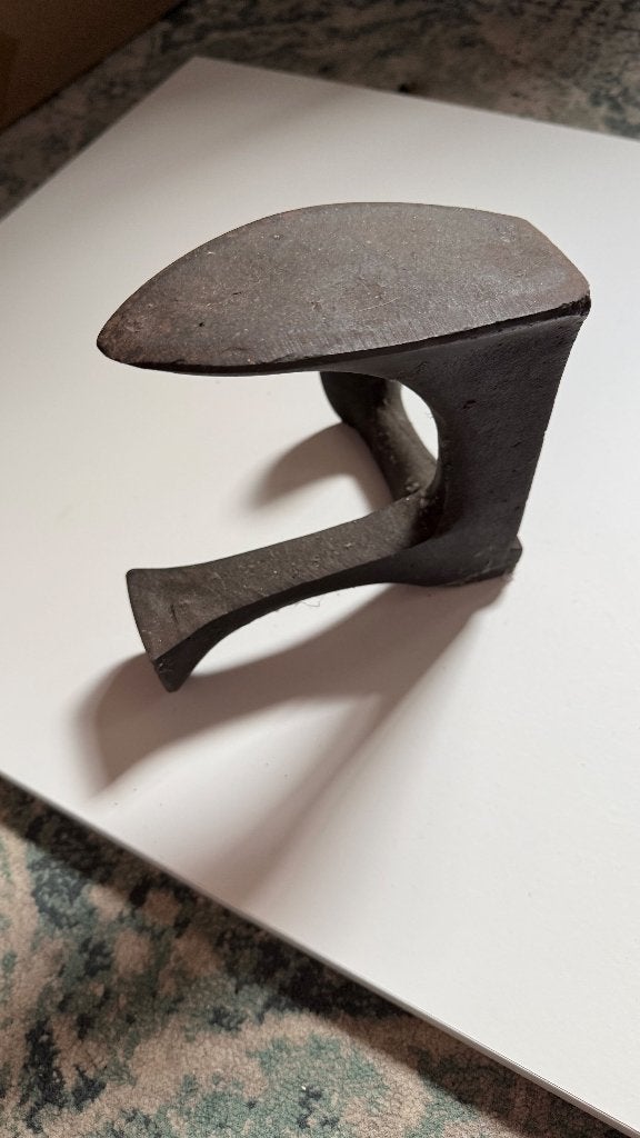 Oude gietijzeren schoenmakersleest – zeker 70 jaar oud, Antiek en Kunst, Ophalen of Verzenden