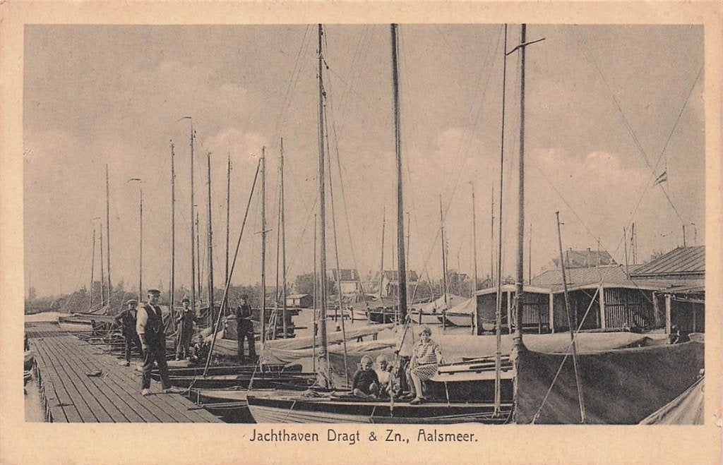 703-083-013 Jachthaven Dragt & Zn Aalsmeer, Verzenden, Voor 1920, Noord-Holland
