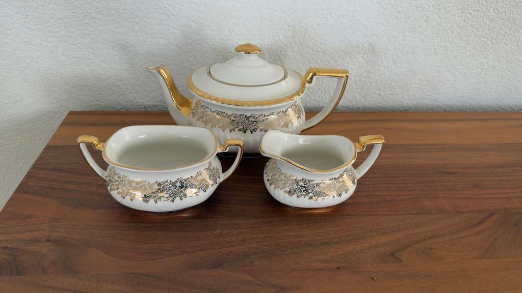 Vintage theeservies Taunton Vale Company Gibson, Ophalen of Verzenden