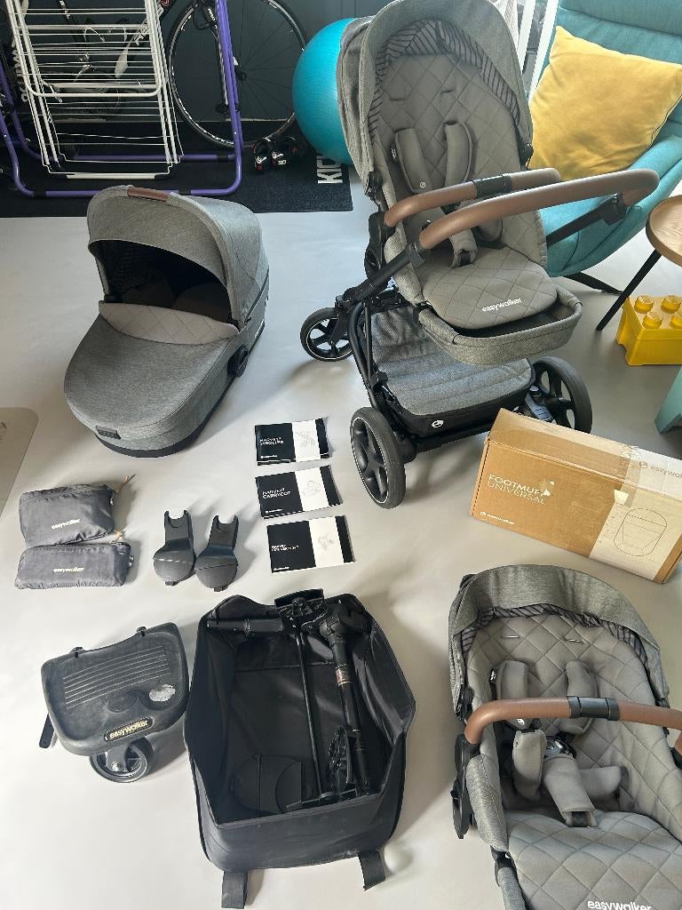Easywalker Harvey3 Premium 3in1 Kinderwagen - complete set, Kinderen en Baby's, Kinderwagens en Combinaties, Zo goed als nieuw