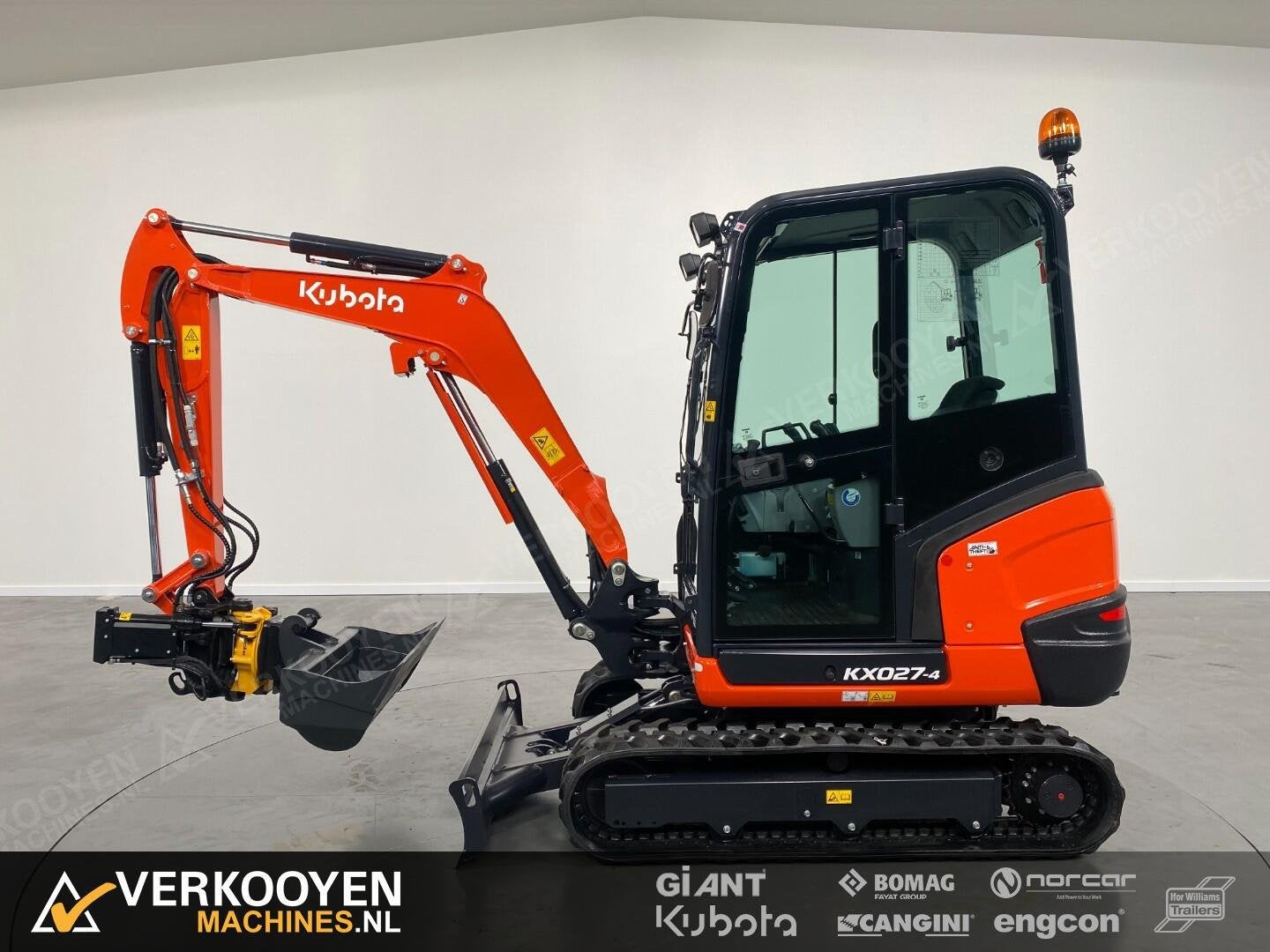 2026 Kubota KX027-4 Hi Spec + Engcon EC204-CW05 ADV1047, Graafmachine