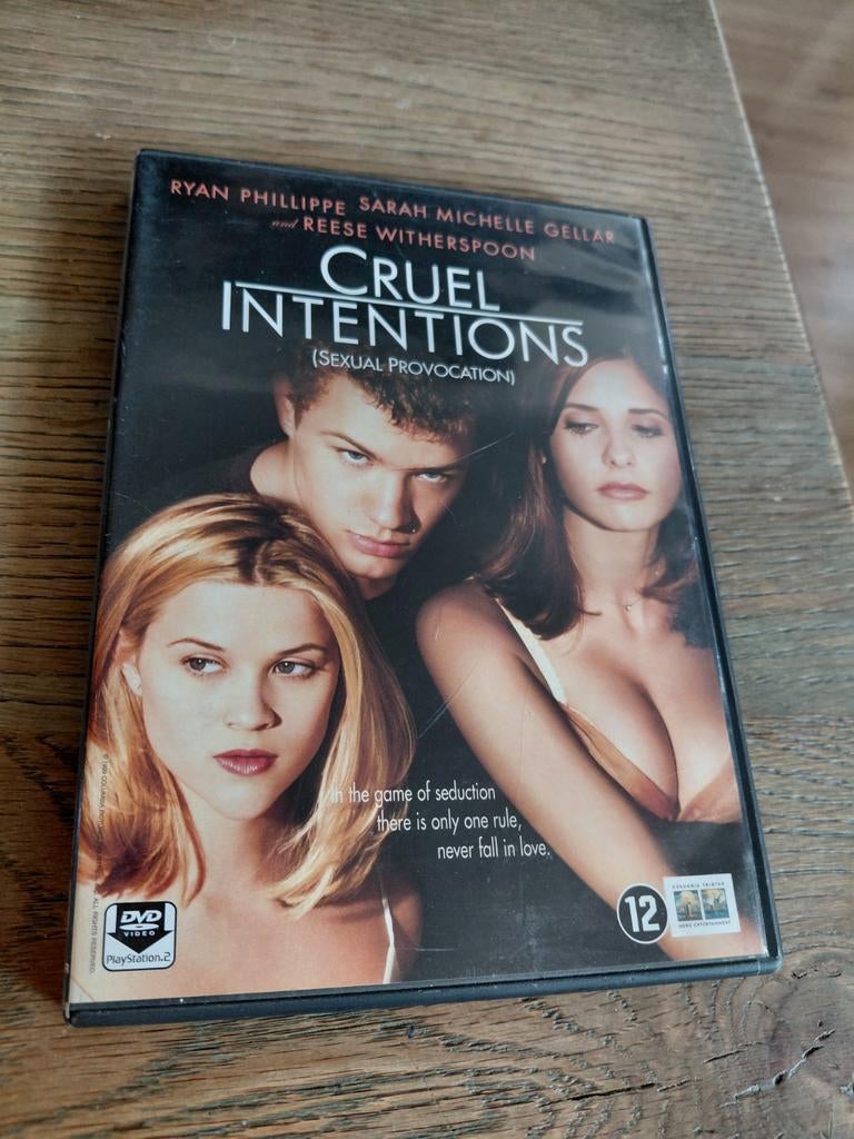 Cruel Intentions dvd. Sarah Michelle Gellar., Vanaf 12 jaar, Ophalen of Verzenden, Zo goed als nieuw