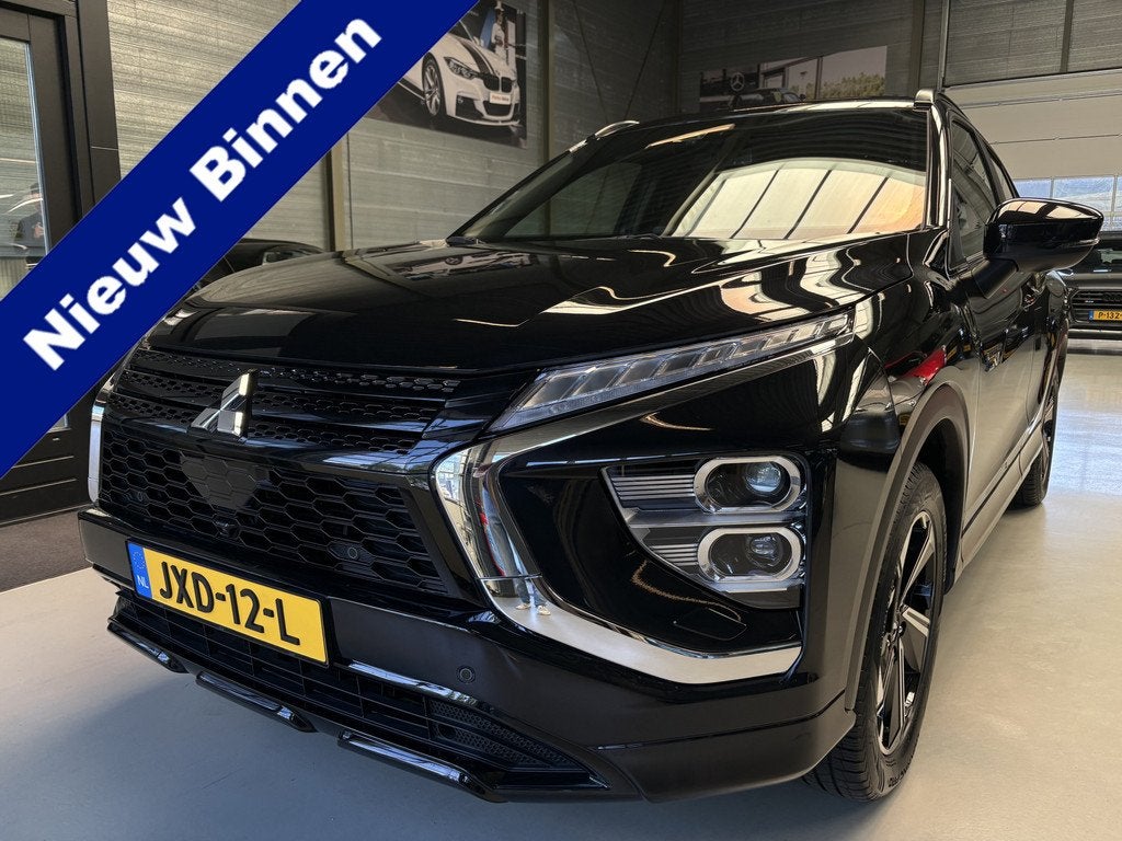 Mitsubishi Eclipse Cross 2.4 PHEV Black Edition Adaptive Cru, Auto's, Mitsubishi, Automaat, 4 cilinders, Zwart, Bedrijf
