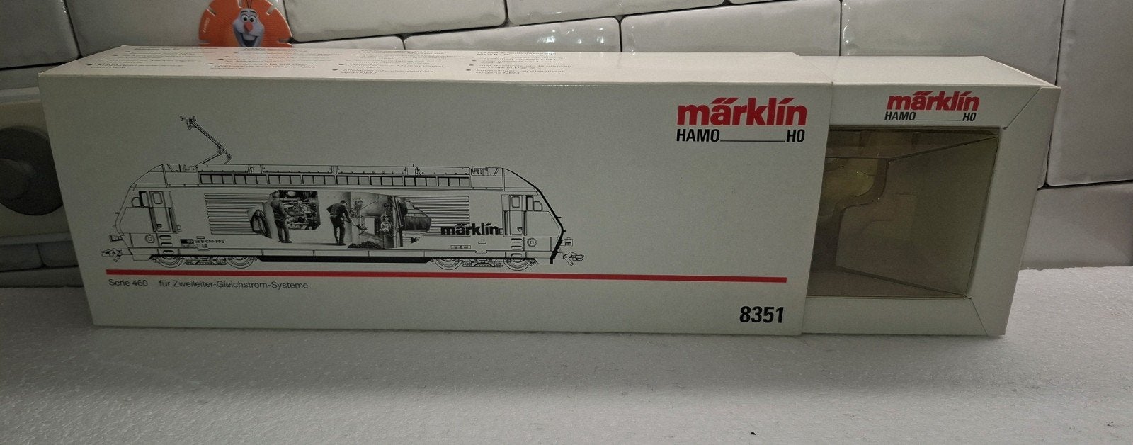 8351 marklin lege lok doos hamo, Wisselstroom, Gebruikt, Locomotief, Ophalen of Verzenden