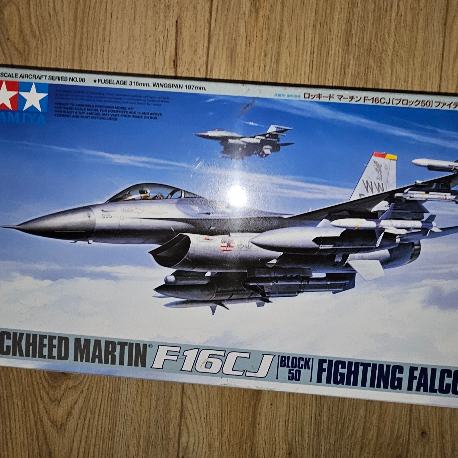 tamiya f-16 1/48, Ophalen of Verzenden, Nieuw, Groter dan 1:72, Overige merken