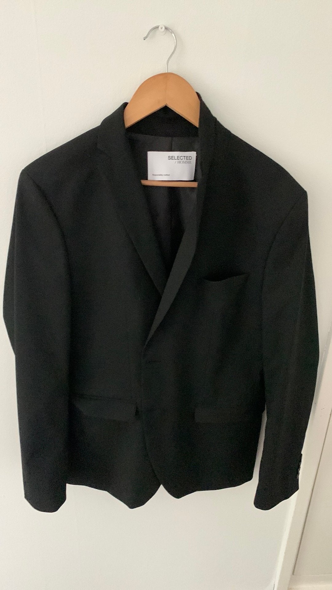 Selected Homme colbert + gilet - zeer nette set, Kleding | Heren, Ophalen, Nieuw, Maat 48/50 (M), Zwart