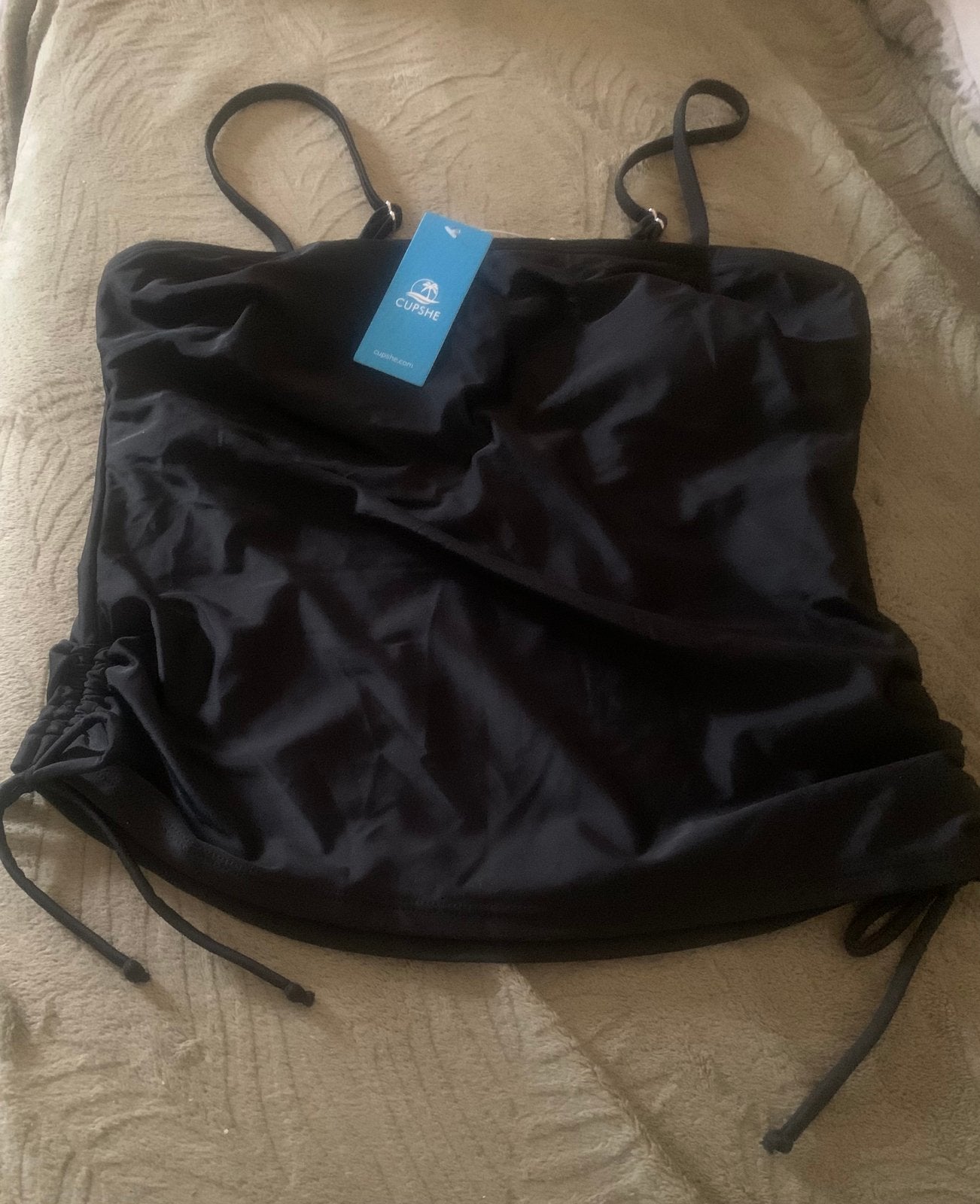 Zwart los bikini topje van Cupshe maat M, Kleding | Dames, Badmode en Zwemkleding, Nieuw, Bikini, Zwart, Ophalen of Verzenden