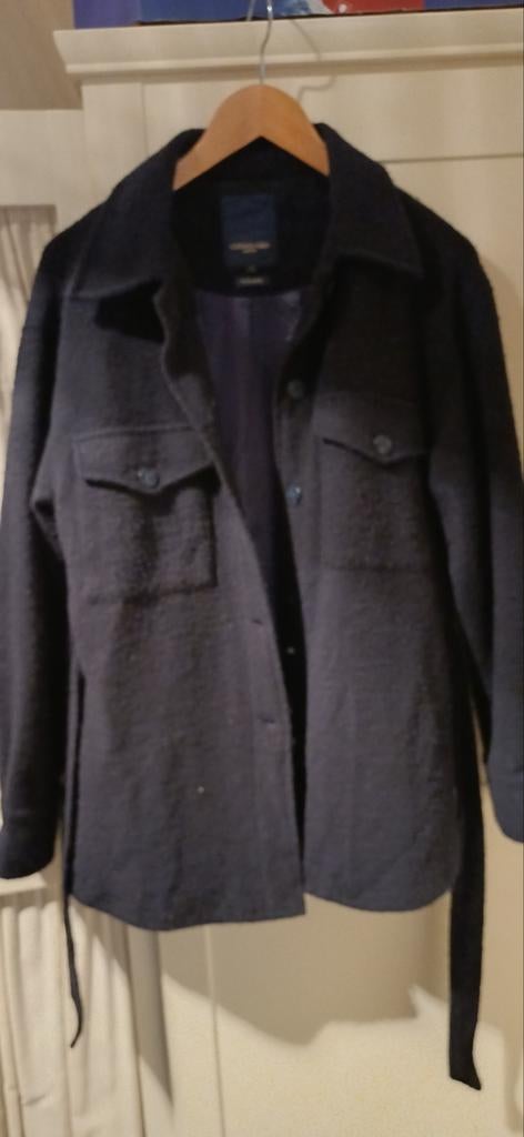 Cavallaro Napoli wollen jas, maat L, Blauw, Cavallaro, Maat 42/44 (L), Ophalen of Verzenden