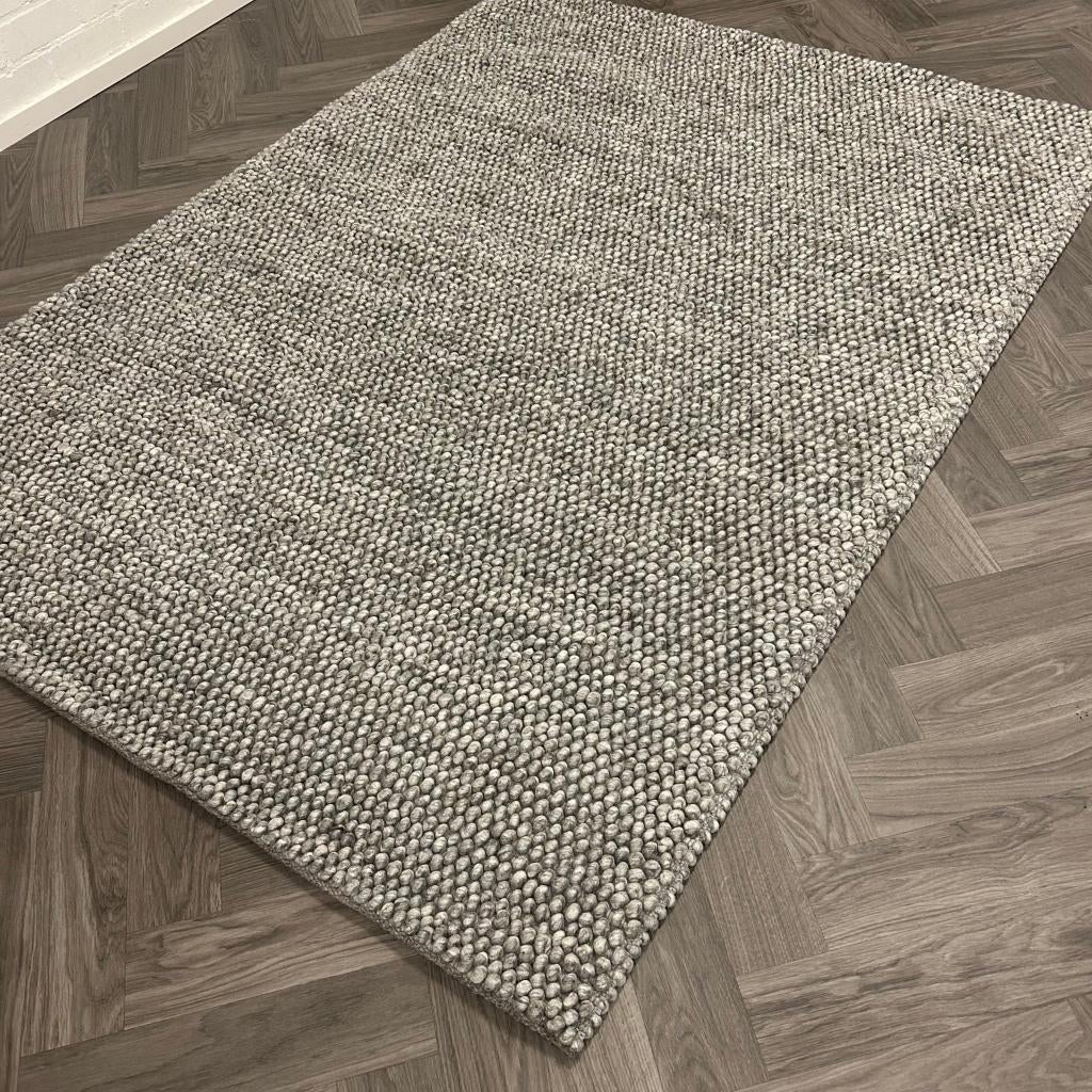 Brinker Loop 2401 Grijs Vloerkleed - 170x230cm, 150 tot 200 cm, 200 cm of meer, Ophalen of Verzenden, Zo goed als nieuw