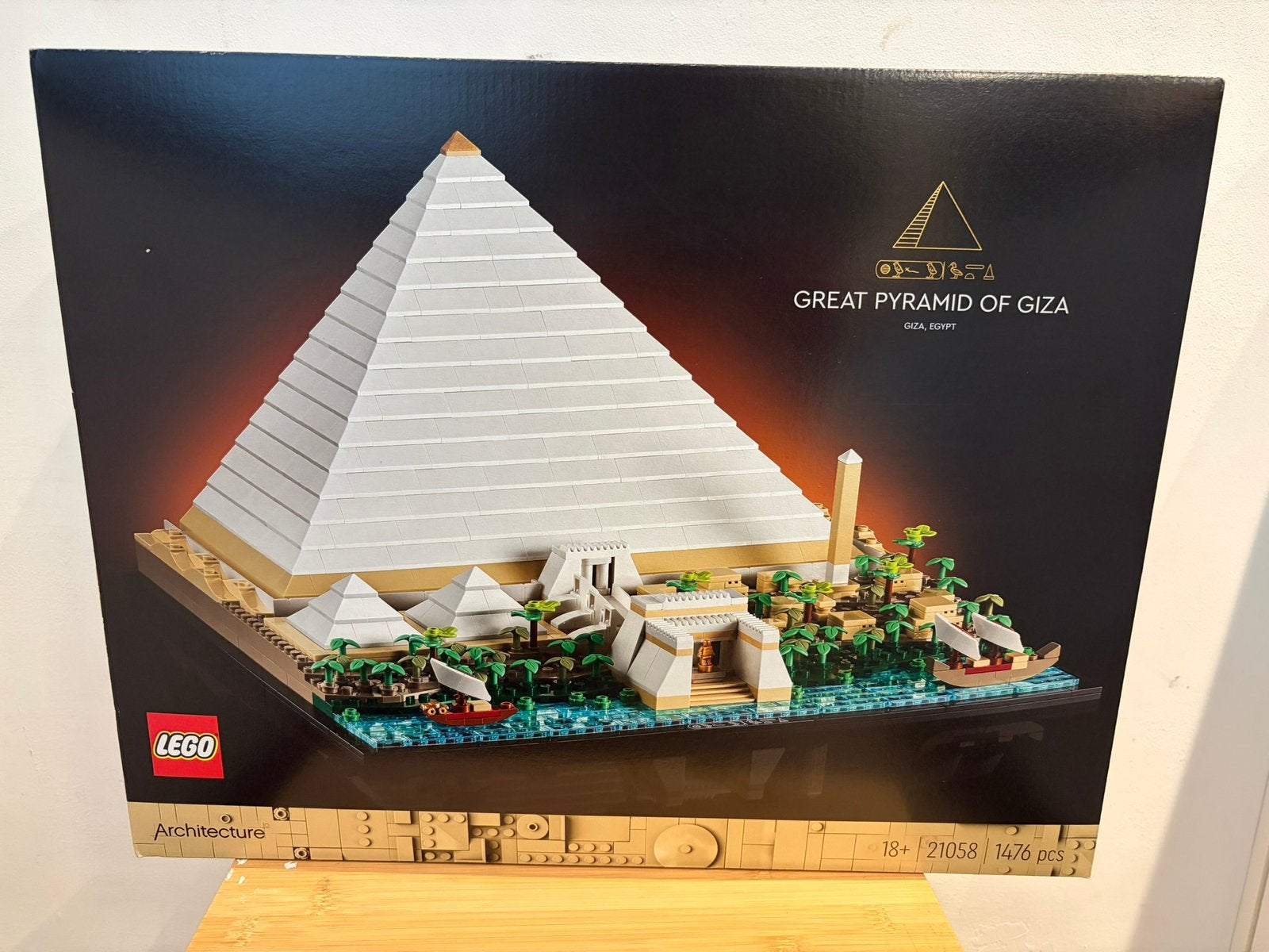 Lego 21058 Piramide van Gizeh (2 stuks voor hele piramide), Lego, Nieuw, Architecture, Ophalen of Verzenden