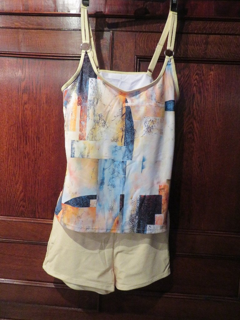 Tankini maat L geel nieuw ., Kleding | Dames, Badmode en Zwemkleding, Overige typen, Geel, Nieuw, Ophalen of Verzenden