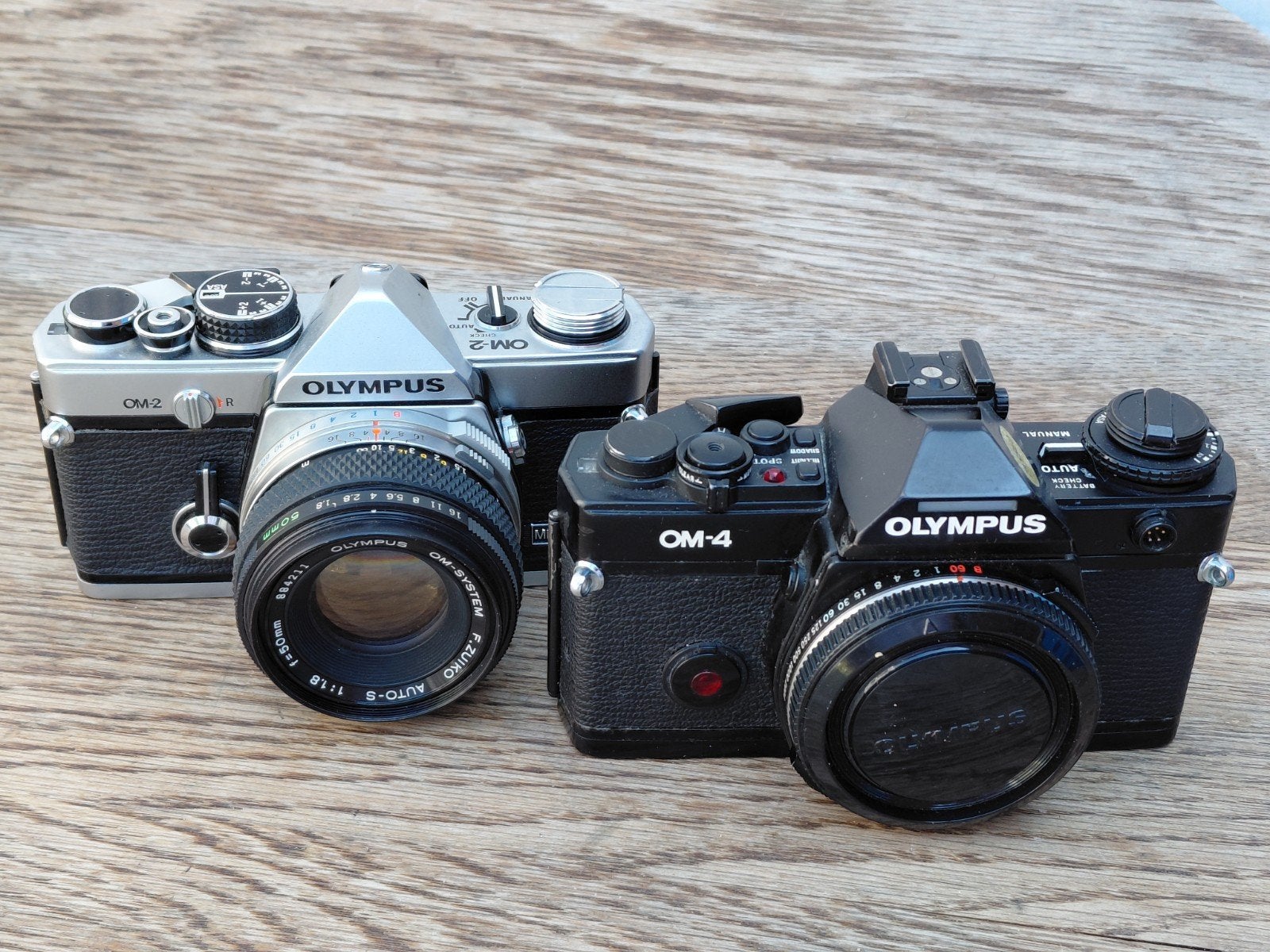 Olympus OM 2 en OM 4, Ophalen of Verzenden, Spiegelreflex, Olympus