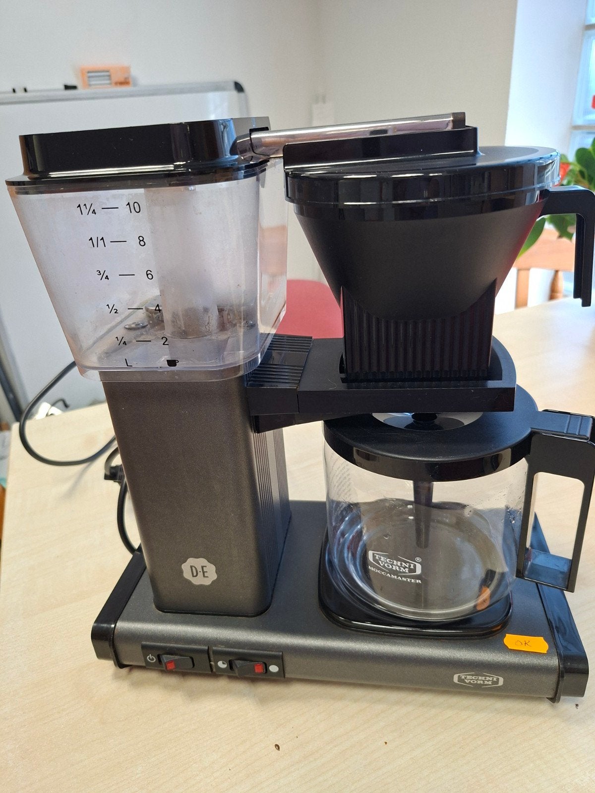 D.E. Technivorm Moccamaster koffiezetapparaat, Witgoed en Apparatuur, Koffiezetapparaten, 4 tot 10 kopjes, Ophalen, Koffiemachine