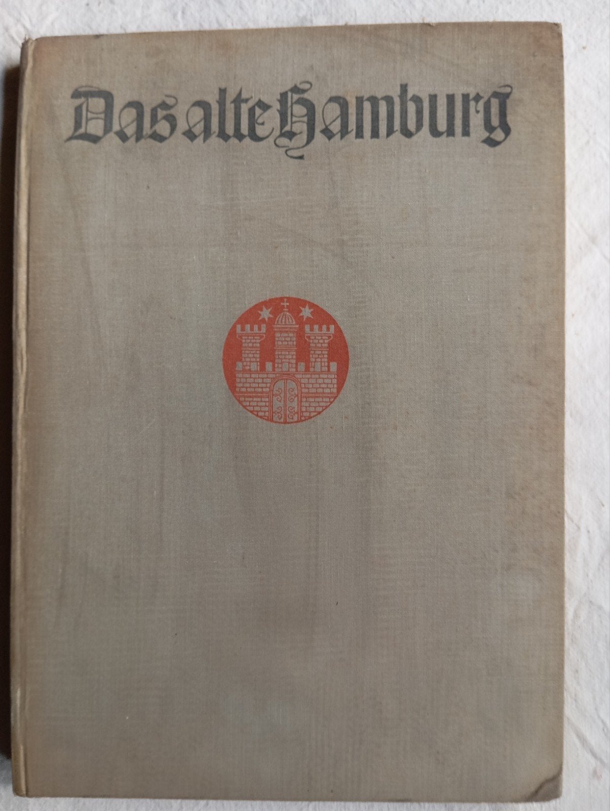 oud boek DAS ALTE HAMBURG met uitvouw bladen, Ophalen of Verzenden, Gelezen, Europa