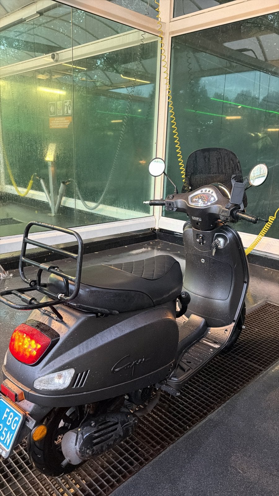 Capri Santini Scooter - Mat Zwart, Ophalen of Verzenden, Gebruikt, Benzine, Overige merken