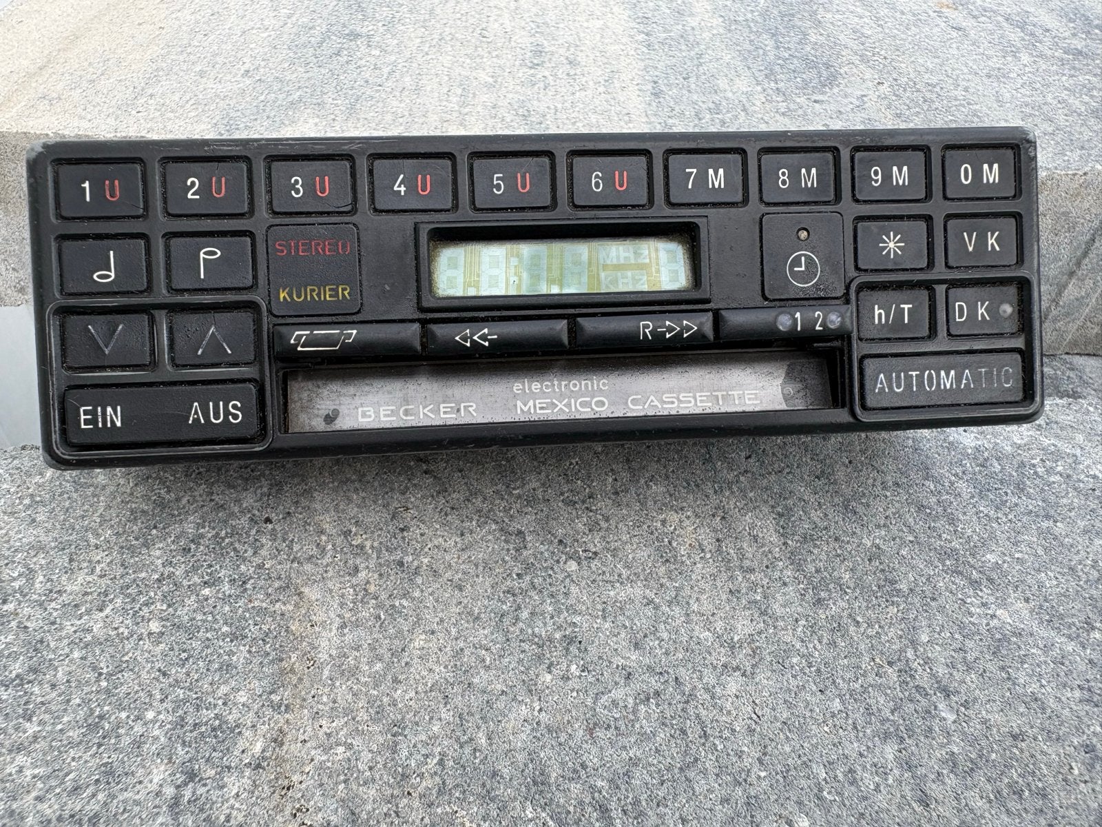 Becker Mexico Electronic Cassette Autoradio - Gebruikt, Auto diversen, Ophalen, Gebruikt