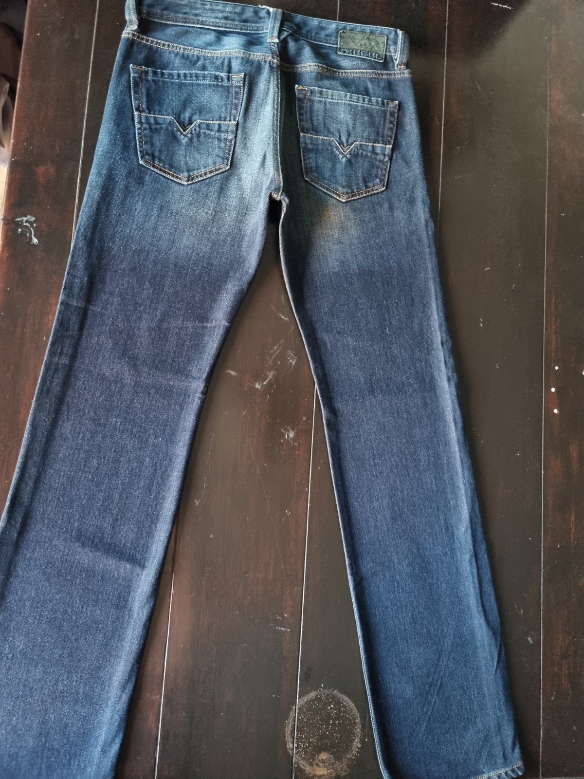 ZGAN CLASSIC DIESEL LARKEE REGULAR STRAIGHT JEANS SIZE 30/32, Kleding | Heren, Ophalen of Verzenden, Zo goed als nieuw, Blauw