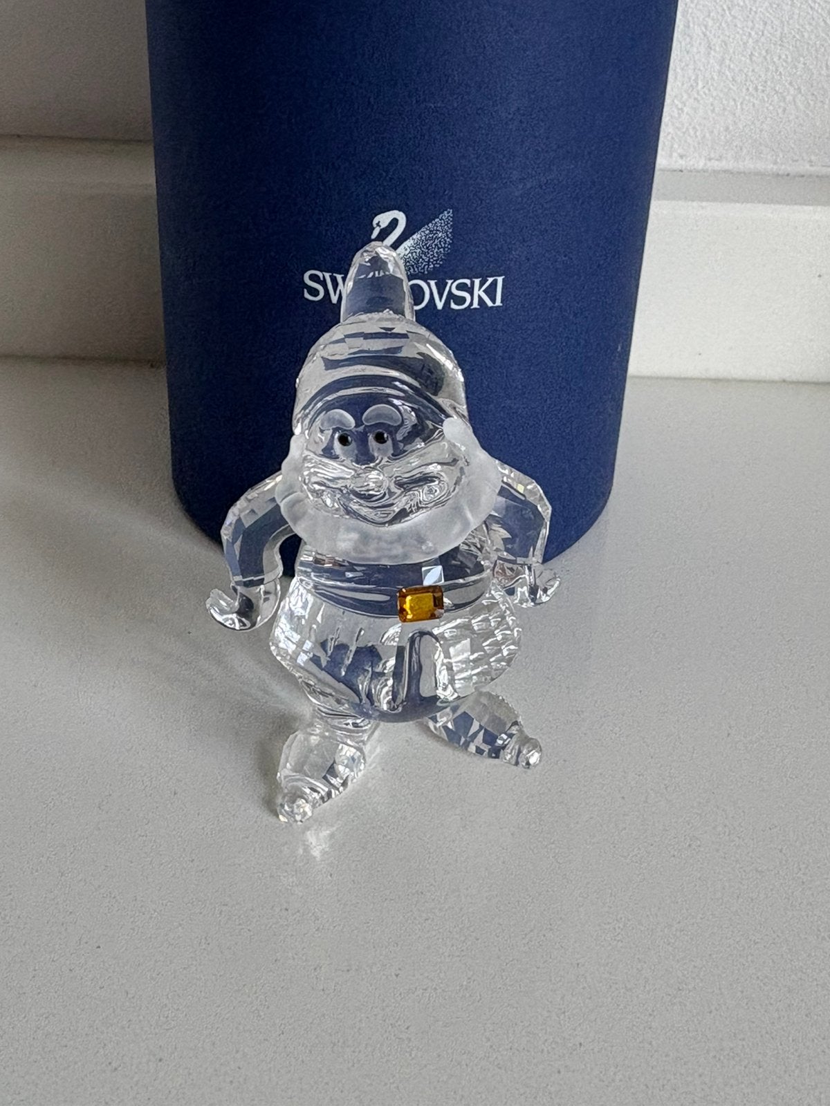 Swarovski disney dwerg Giechel, Ophalen of Verzenden, Zo goed als nieuw, Figuurtje