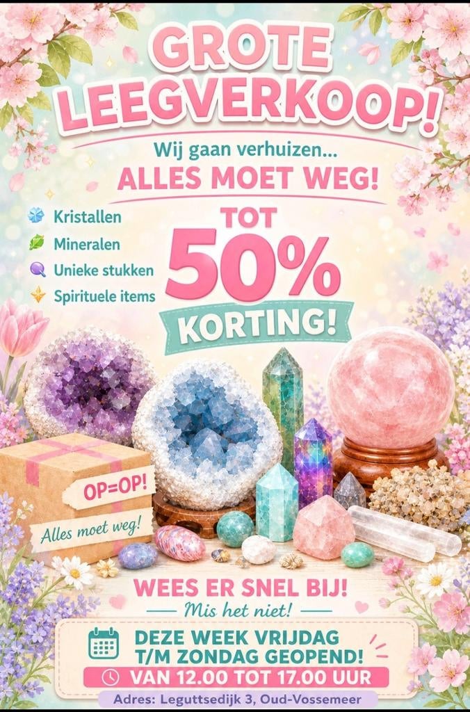 Museumstuk! grote prasioliet / amethist. Vrij - Zondag open, Ophalen, Mineraal