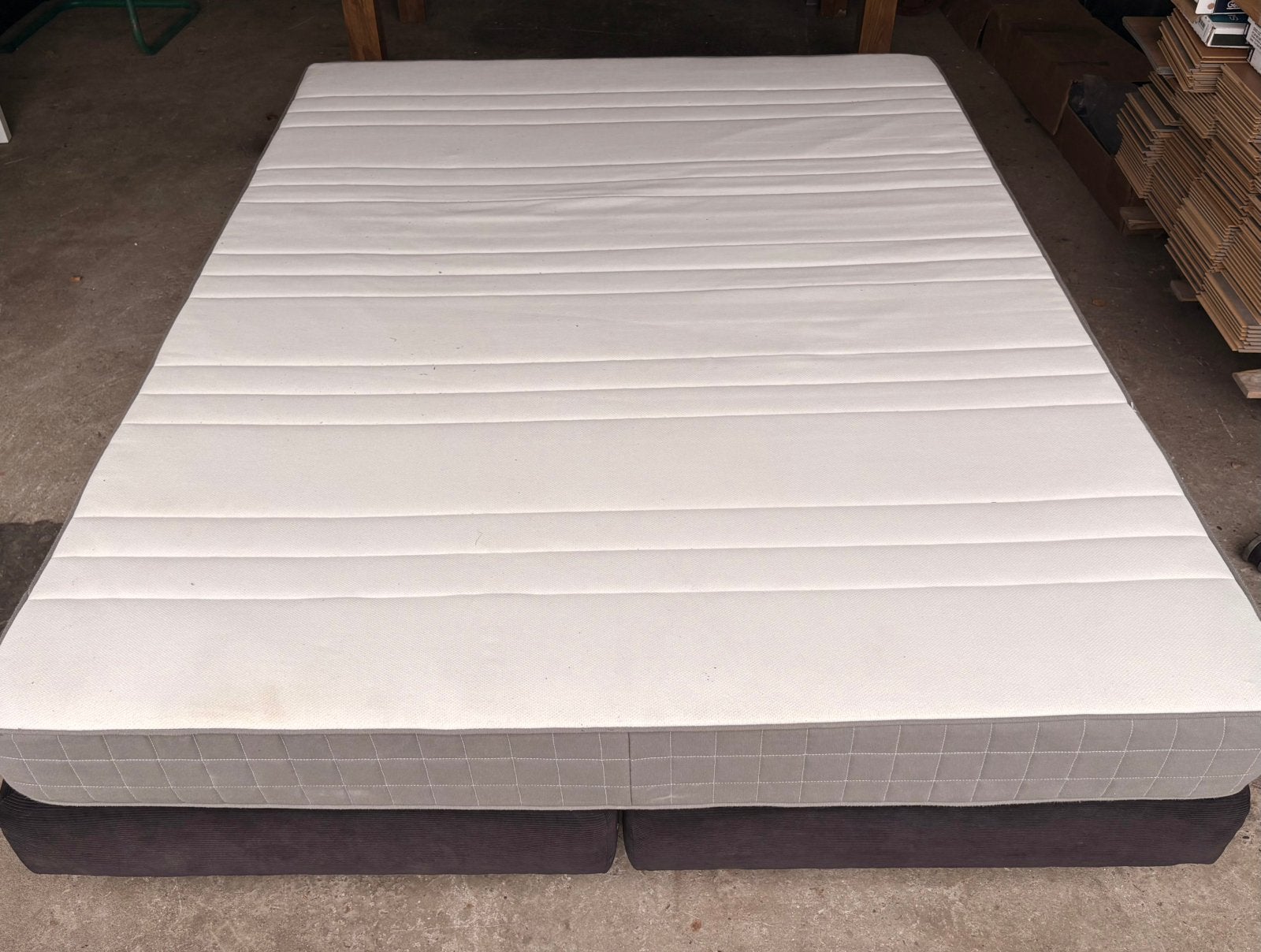 Boxspring 160x200cm, Ophalen, Zo goed als nieuw, Tweepersoons, 160 cm