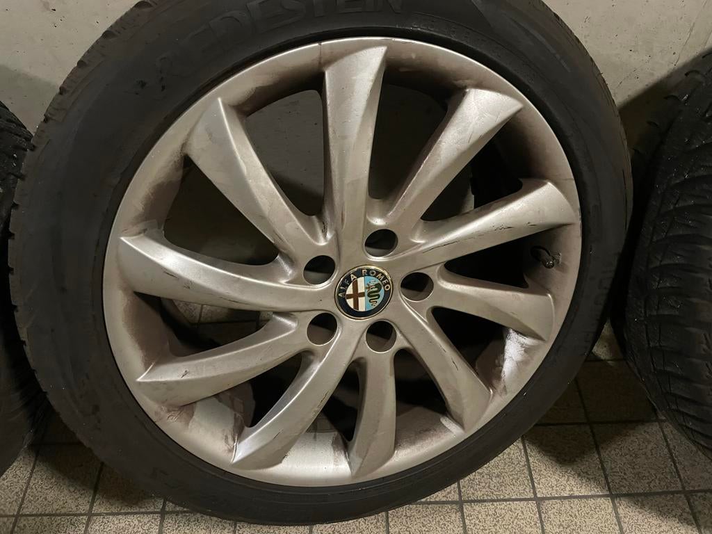 Alfa Romeo Giulietta 17 inch Turbine velgen, Auto-onderdelen, Banden en Velgen, Ophalen, Gebruikt, Banden en Velgen, 17 inch