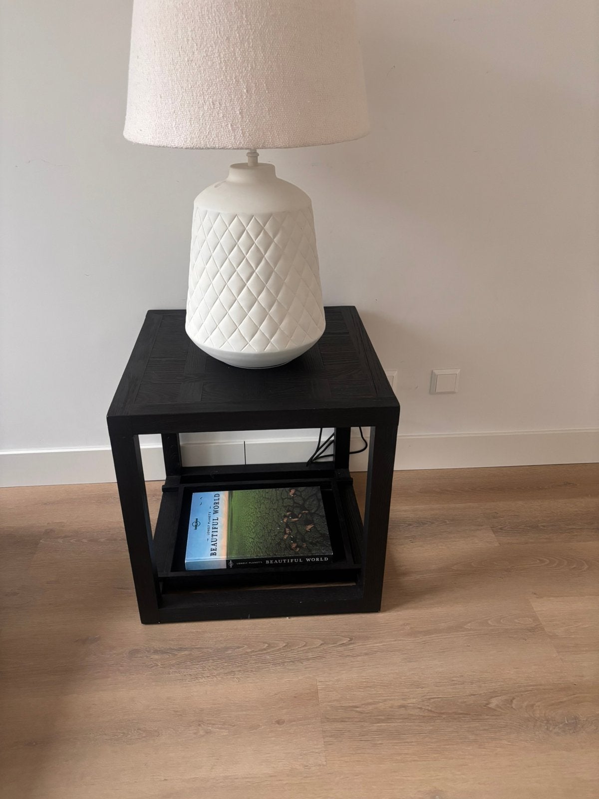 Riviera maison colombe bijzettafel tafel, Ophalen, 50 tot 100 cm, Rond, Zo goed als nieuw
