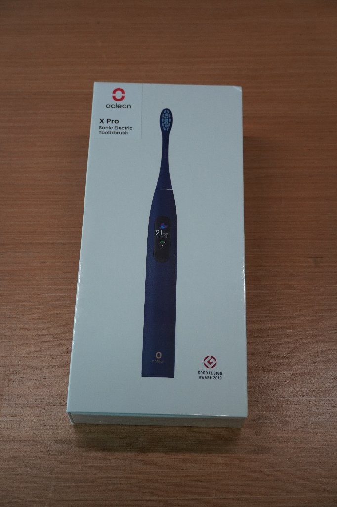 Oclean X Pro Slimme Elektrische Tandenborstel Blauw, Sieraden, Tassen en Uiterlijk, Ophalen of Verzenden, Nieuw, Tandenborstel