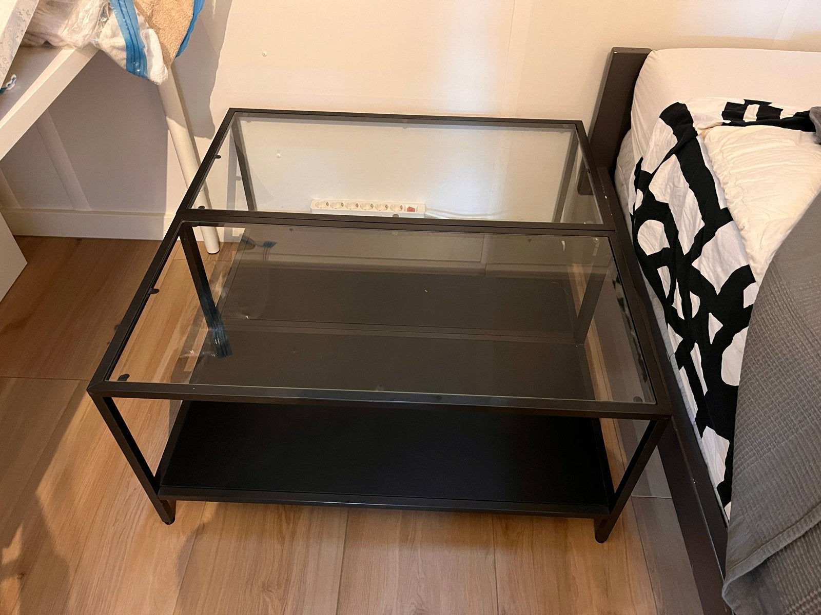 Ikea VITTSJÖ salontafel / bijzettafel (2 stuks beschikbaar), Ophalen, Minder dan 50 cm, Gebruikt, 50 tot 100 cm