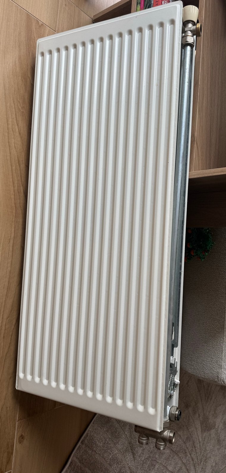 Compacte radiator 40x90cm (alles inbegrepen), Doe-het-zelf en Verbouw, Verwarming en Radiatoren, Ophalen, Gebruikt, Radiator, Minder dan 60 cm