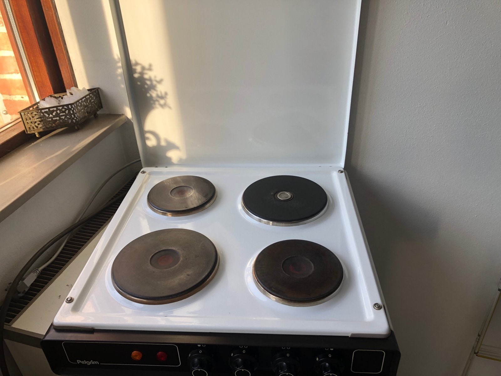 Pelgrim Elektrische Kookplaat 4 Kookzones, Witgoed en Apparatuur, Ophalen, Gebruikt, 4 kookzones, Vrijstaand