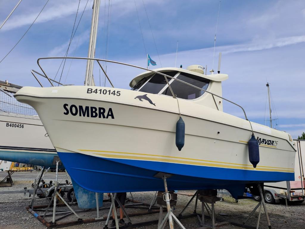 Motorboot in composiet /Pilothouseboot, Ophalen, Gebruikt, Diesel, Polyester
